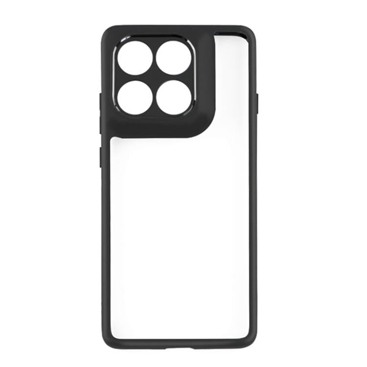 For Motorola Edge 60 Pro Frosted TPU + Transparent PC Phone Case - Transparent