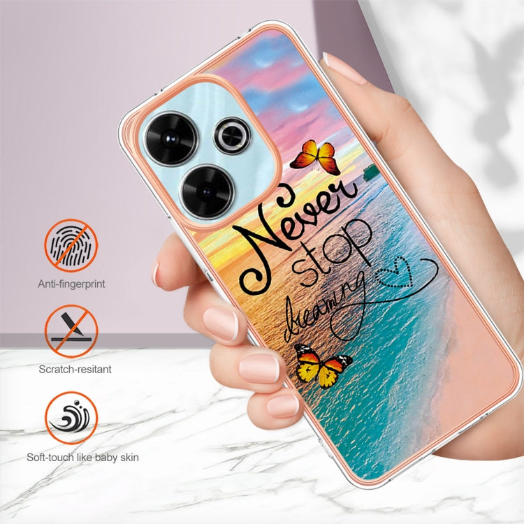 For Redmi 13 4G Electroplating IMD TPU Phone Case