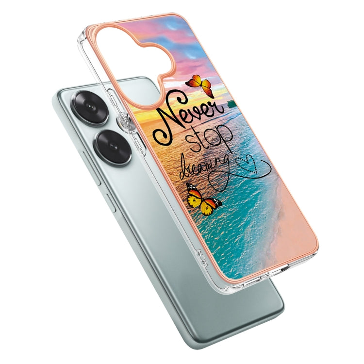 For Xiaomi Poco F6 5G Electroplating IMD TPU Phone Case