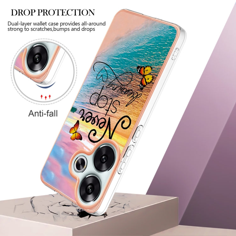 For Xiaomi Poco F6 5G Electroplating IMD TPU Phone Case