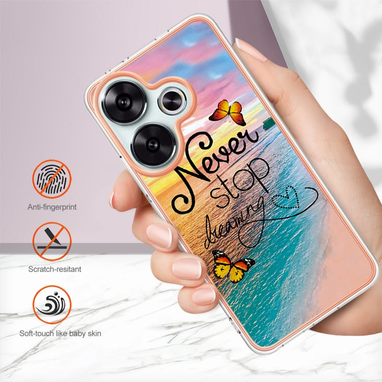 For Xiaomi Poco F6 5G Electroplating IMD TPU Phone Case