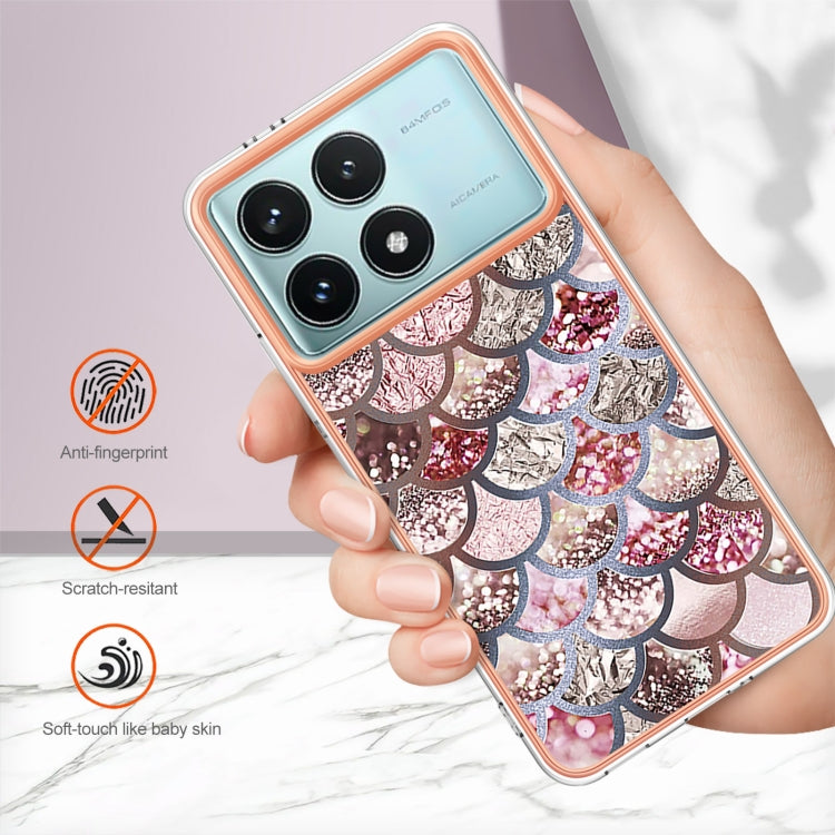 For Xiaomi Poco F6 Pro 5G Electroplating IMD TPU Phone Case