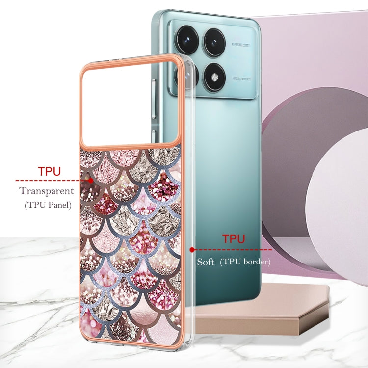 For Xiaomi Poco F6 Pro 5G Electroplating IMD TPU Phone Case