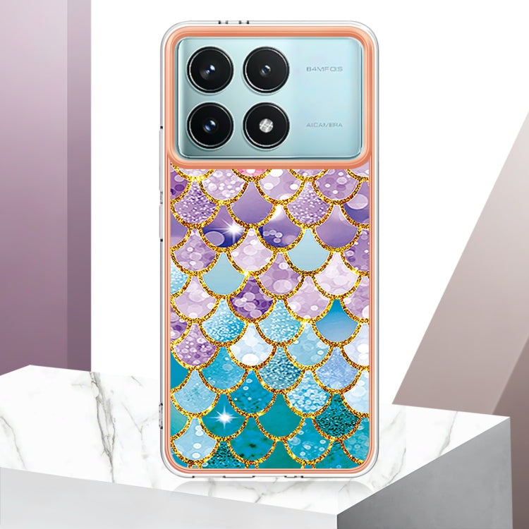 For Xiaomi Poco F6 Pro 5G Electroplating IMD TPU Phone Case