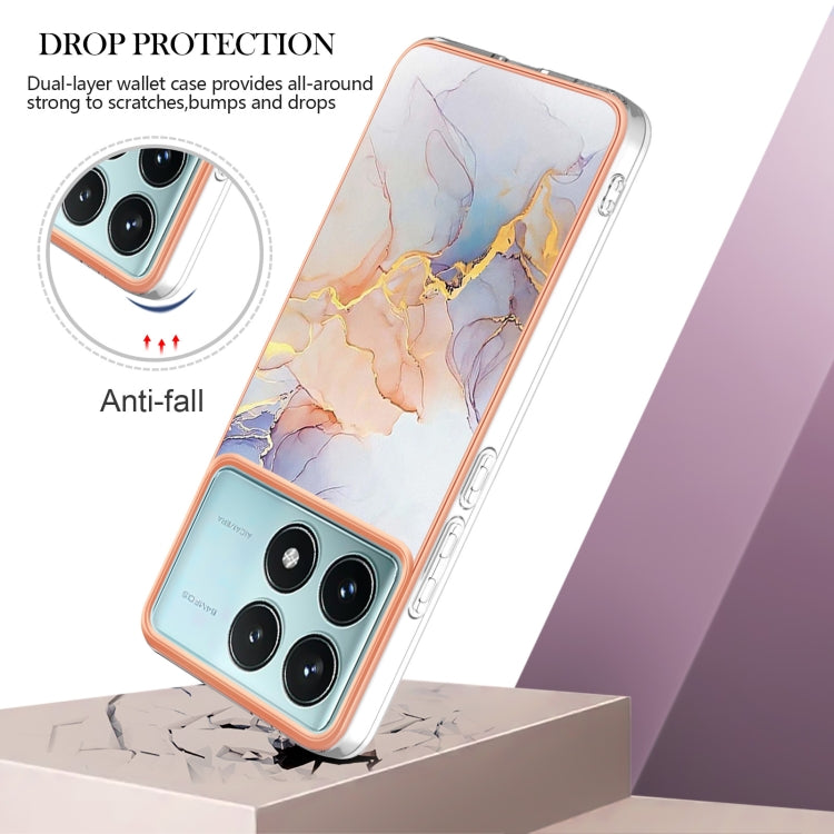 For Xiaomi Poco F6 Pro 5G Electroplating IMD TPU Phone Case