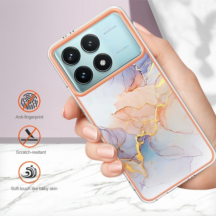 For Xiaomi Poco F6 Pro 5G Electroplating IMD TPU Phone Case