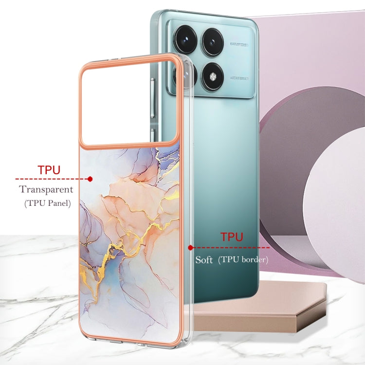 For Xiaomi Poco F6 Pro 5G Electroplating IMD TPU Phone Case