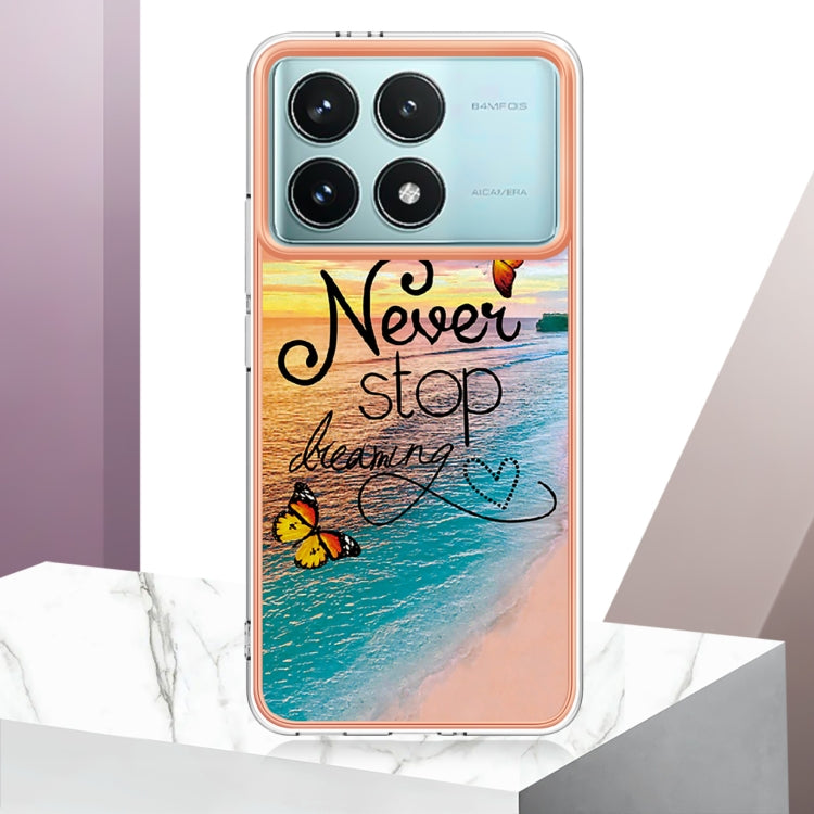 For Xiaomi Poco F6 Pro 5G Electroplating IMD TPU Phone Case