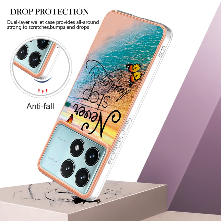 For Xiaomi Poco F6 Pro 5G Electroplating IMD TPU Phone Case