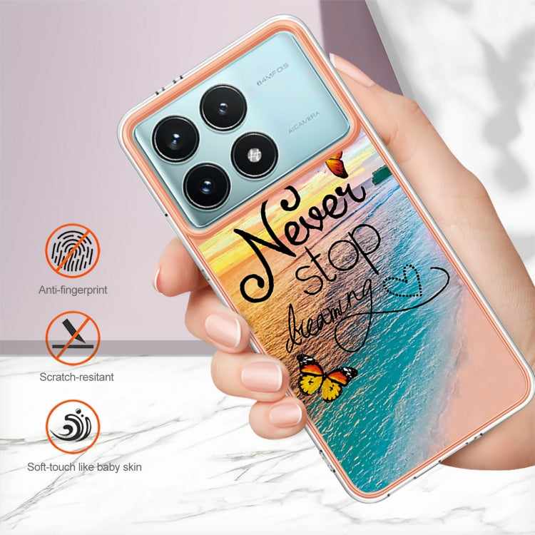 For Xiaomi Poco F6 Pro 5G Electroplating IMD TPU Phone Case
