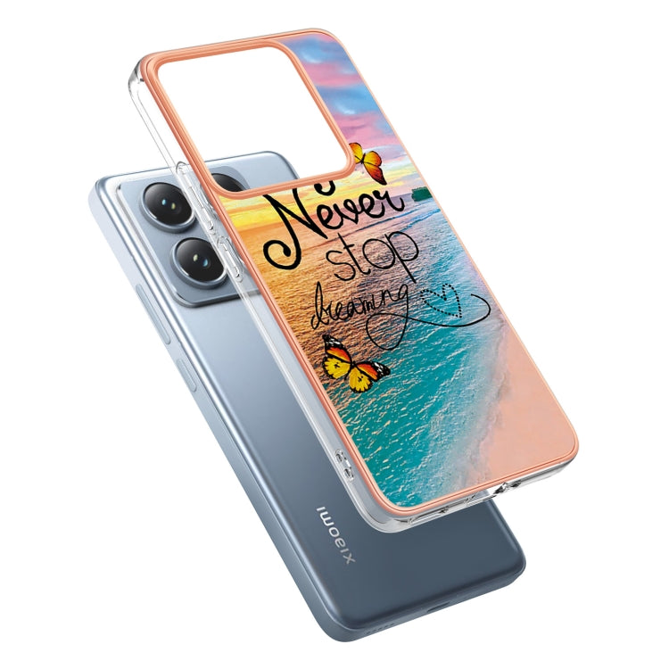 For Xiaomi 14T Electroplating IMD TPU Phone Case