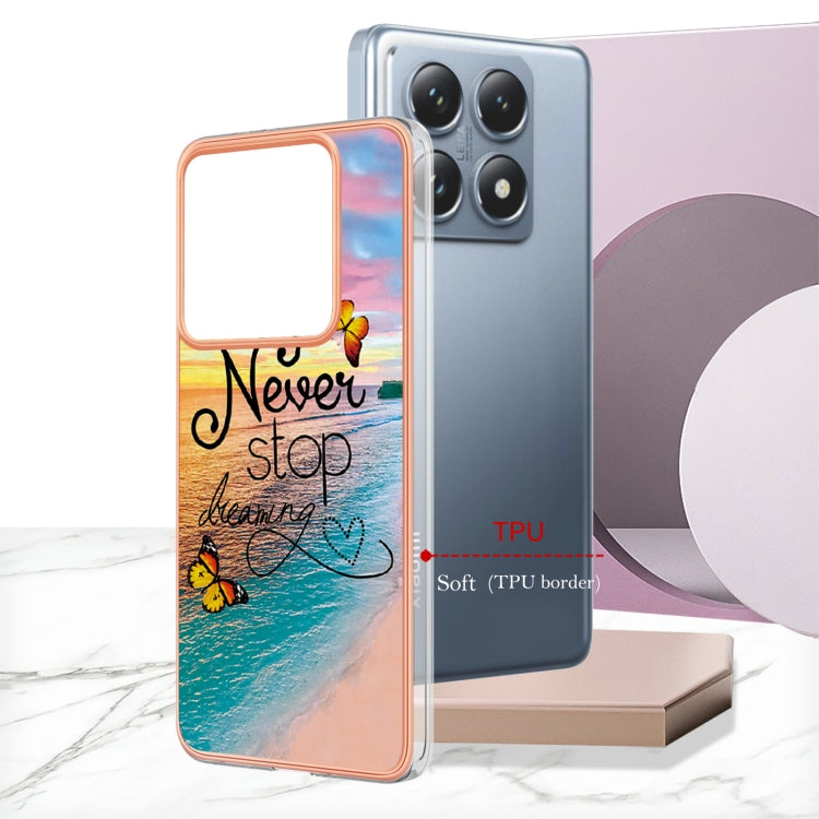 For Xiaomi 14T Electroplating IMD TPU Phone Case