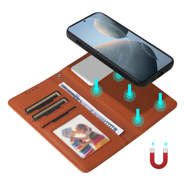 For Redmi K70 / K70 Pro BETOPNICE BN-005 2 in 1 Detachable Imitate Genuine Leather Phone Case