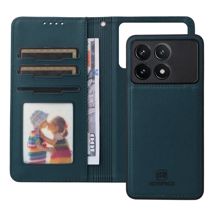For Redmi K70 / K70 Pro BETOPNICE BN-005 2 in 1 Detachable Imitate Genuine Leather Phone Case