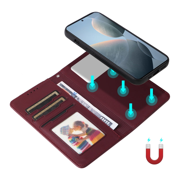For Redmi K70 / K70 Pro BETOPNICE BN-005 2 in 1 Detachable Imitate Genuine Leather Phone Case