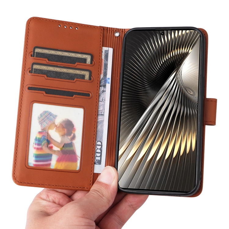 For Redmi Turbo 3 BETOPNICE BN-005 2 in 1 Detachable Imitate Genuine Leather Phone Case