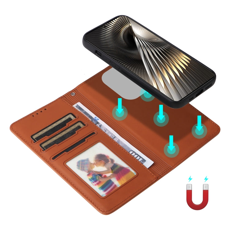 For Redmi Turbo 3 BETOPNICE BN-005 2 in 1 Detachable Imitate Genuine Leather Phone Case