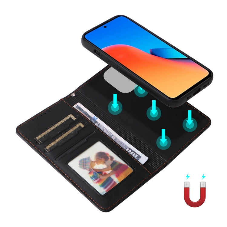 For Redmi 12 4G BETOPNICE BN-005 2 in 1 Detachable Imitate Genuine Leather Phone Case