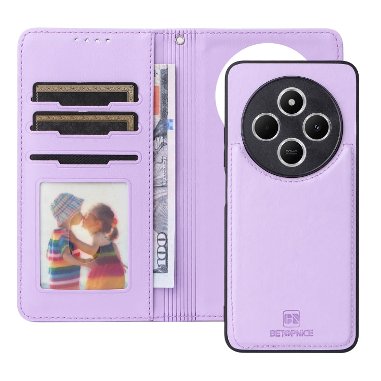 For Redmi 14C 4G BETOPNICE BN-005 2 in 1 Detachable Imitate Genuine Leather Phone Case