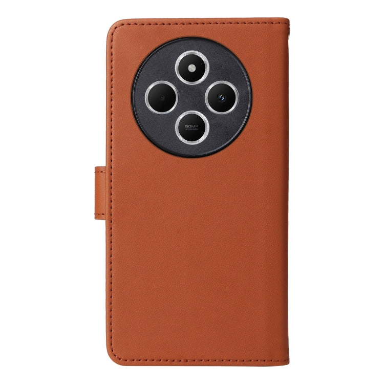 For Redmi 14C 4G BETOPNICE BN-005 2 in 1 Detachable Imitate Genuine Leather Phone Case