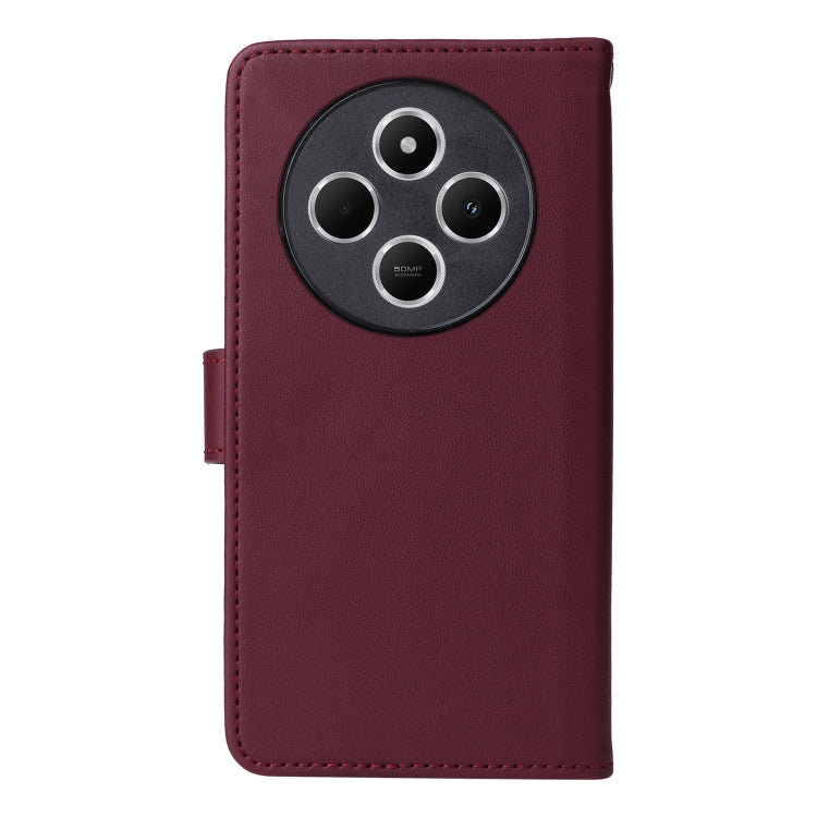 For Redmi 14C 4G BETOPNICE BN-005 2 in 1 Detachable Imitate Genuine Leather Phone Case