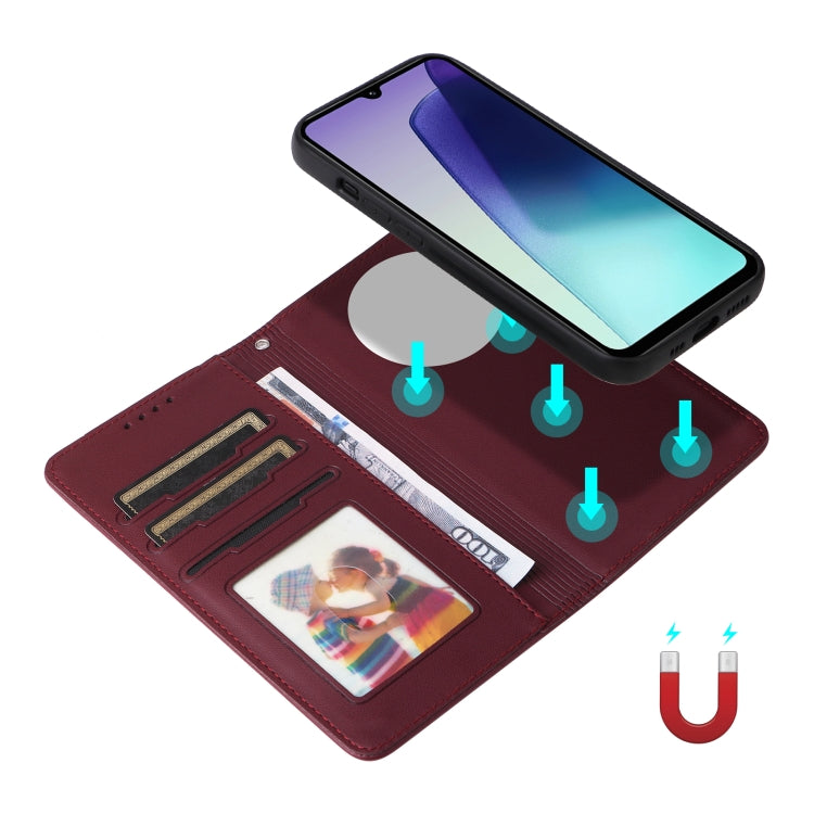 For Redmi 14C 4G BETOPNICE BN-005 2 in 1 Detachable Imitate Genuine Leather Phone Case