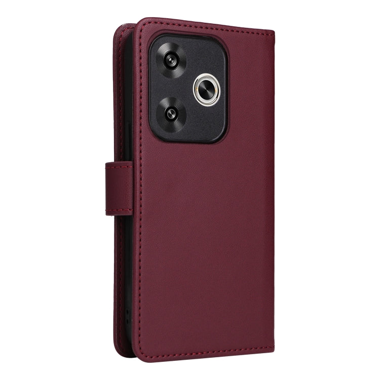 For Xiaomi POCO F6 BETOPNICE BN-005 2 in 1 Detachable Imitate Genuine Leather Phone Case