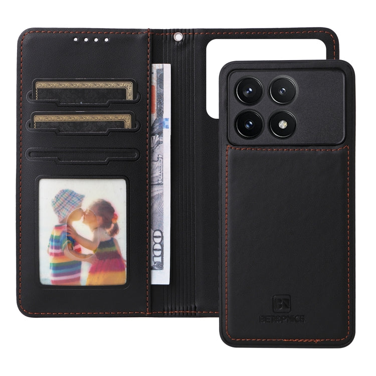 For Xiaomi POCO F6 Pro BETOPNICE BN-005 2 in 1 Detachable Imitate Genuine Leather Phone Case