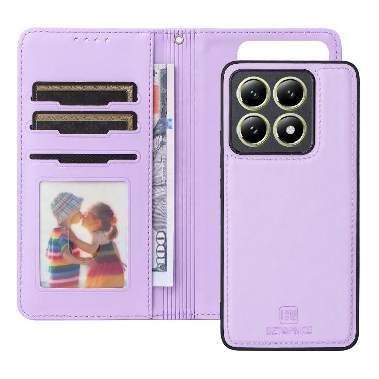 For Xiaomi 14T BETOPNICE BN-005 2 in 1 Detachable Imitate Genuine Leather Phone Case
