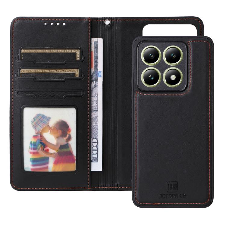For Xiaomi 14T BETOPNICE BN-005 2 in 1 Detachable Imitate Genuine Leather Phone Case