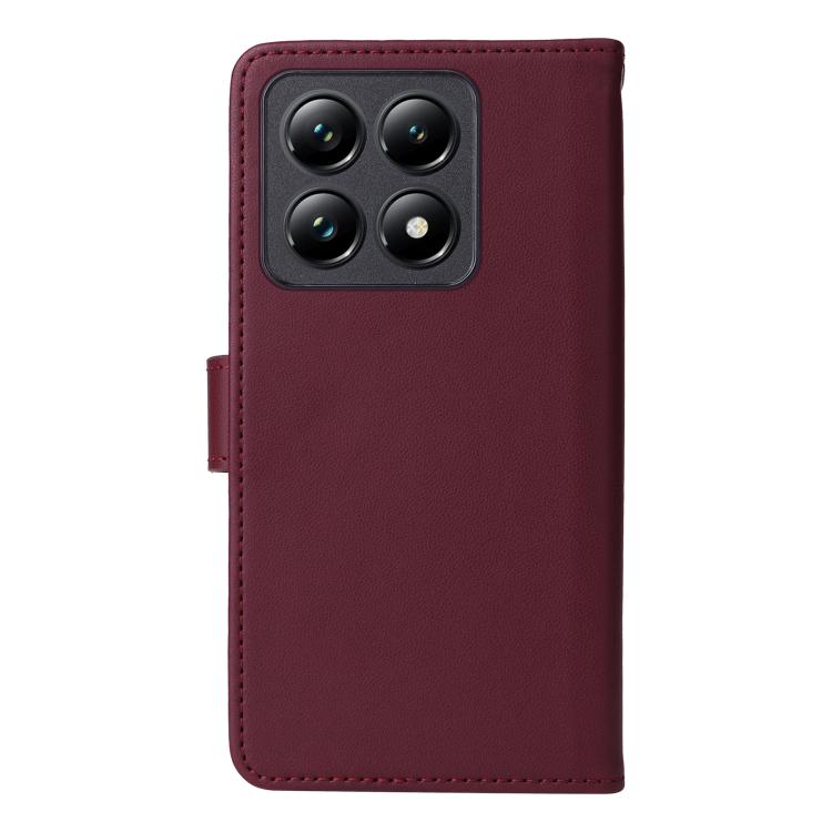 For Xiaomi 14T Pro BETOPNICE BN-005 2 in 1 Detachable Imitate Genuine Leather Phone Case