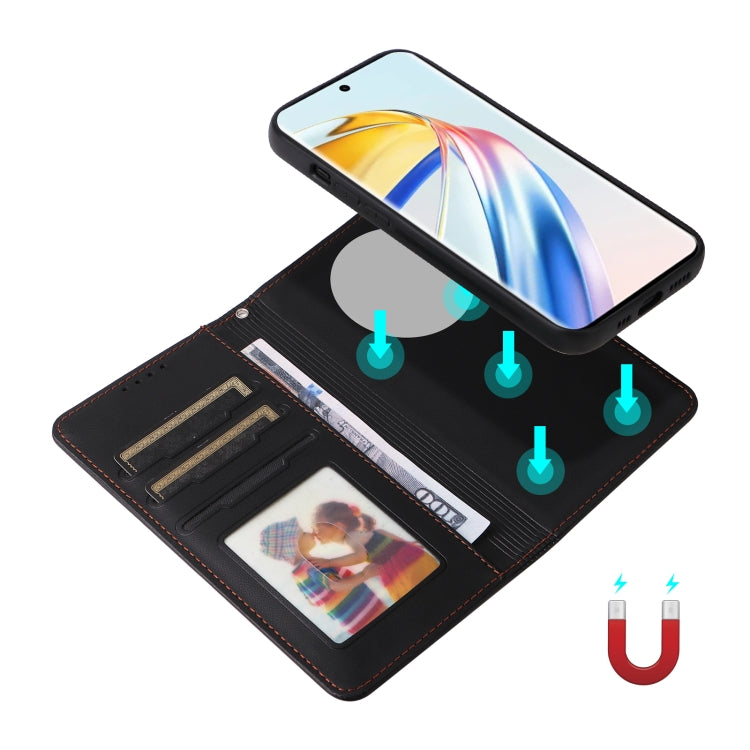 For Honor Magic6 Lite 5G BETOPNICE BN-005 2 in 1 Detachable Imitate Genuine Leather Phone Case