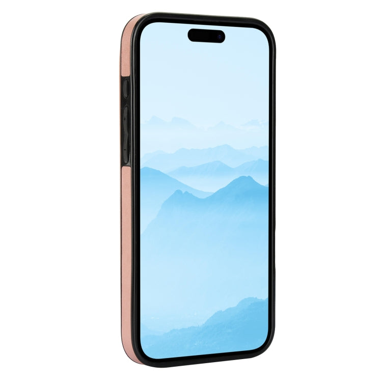 For iPhone 16 Double Buckle Butterfly Embossing PU Phone Case