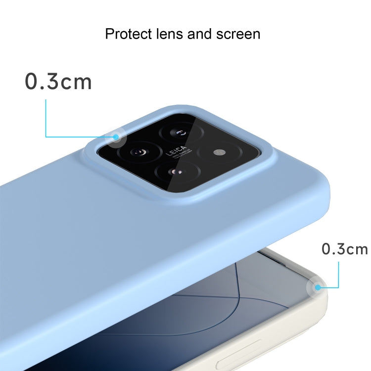 For Xiaomi 14 Pro All-inclusive Liquid Silicone Phone Case