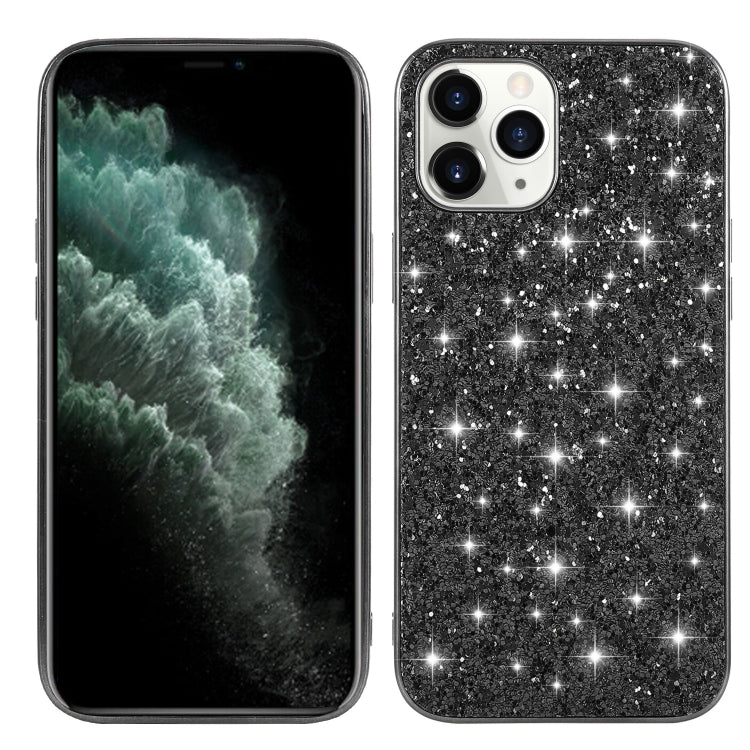 For iPhone 12 Pro Max Glitter Powder Shockproof TPU Protective Case