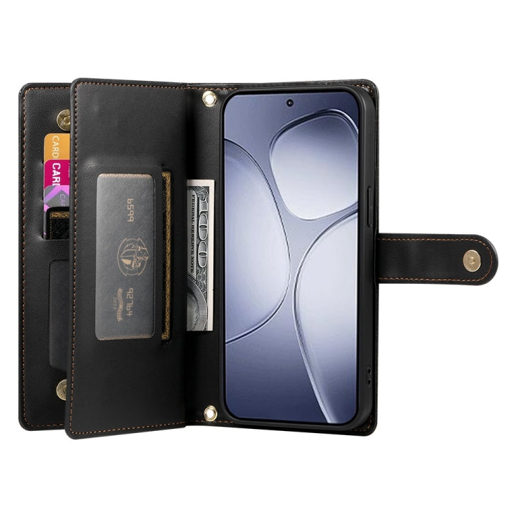 For Redmi K70 Ultra Nine Card-slot Zipper Wallet Bag Leather Phone Case