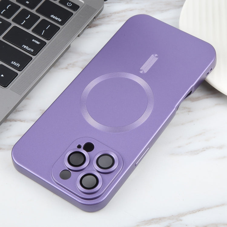 For iPhone 16 Pro Max Liquid TPU Silicone Solid Color MagSafe Phone Case