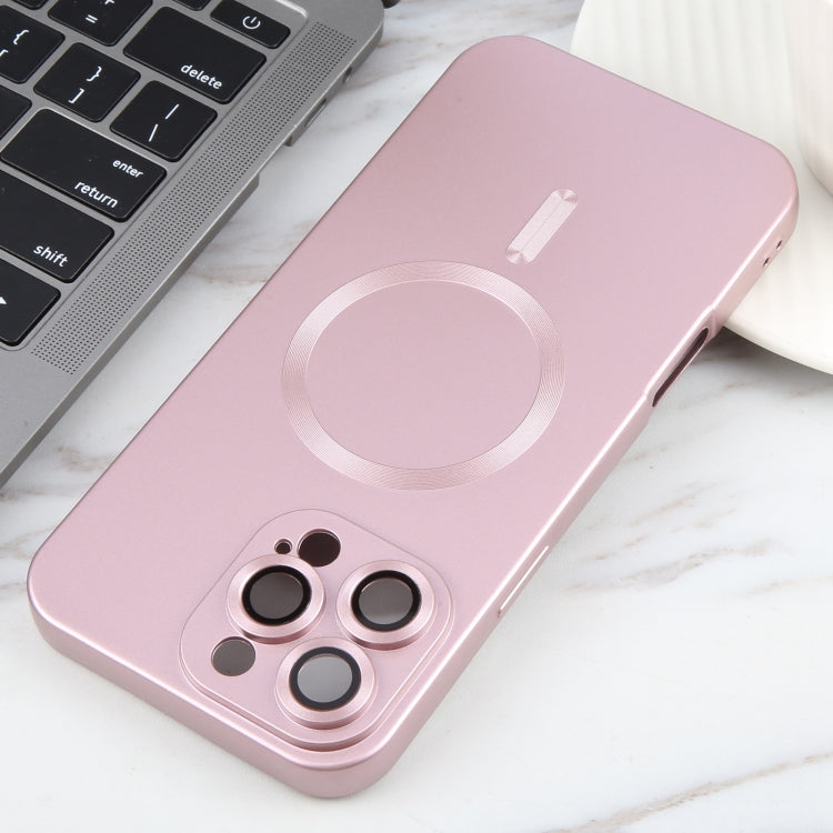 For iPhone 16 Pro Max Liquid TPU Silicone Solid Color MagSafe Phone Case