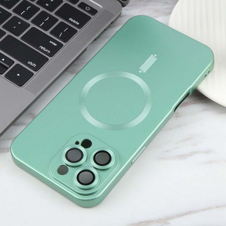 For iPhone 16 Pro Max Liquid TPU Silicone Solid Color MagSafe Phone Case