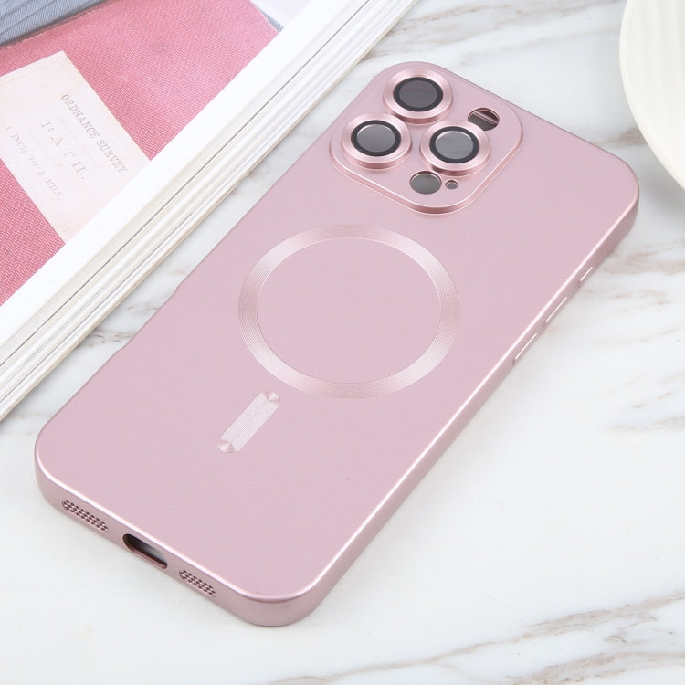 For iPhone 16 Pro Liquid TPU Silicone Solid Color MagSafe Phone Case