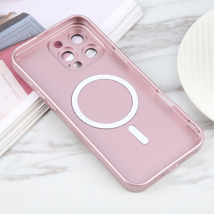 For iPhone 16 Pro Liquid TPU Silicone Solid Color MagSafe Phone Case