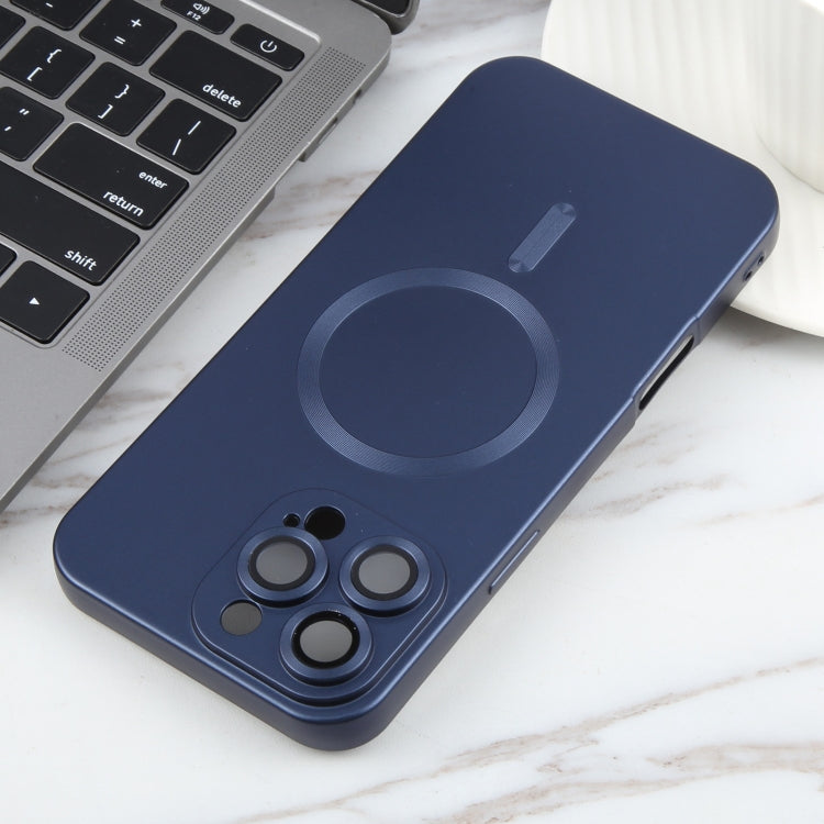 For iPhone 16 Pro Liquid TPU Silicone Solid Color MagSafe Phone Case