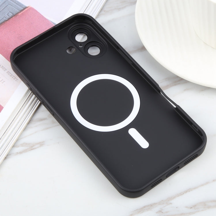 For iPhone 16 Plus Liquid TPU Silicone Solid Color MagSafe Phone Case