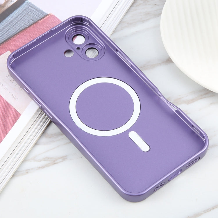 For iPhone 16 Plus Liquid TPU Silicone Solid Color MagSafe Phone Case