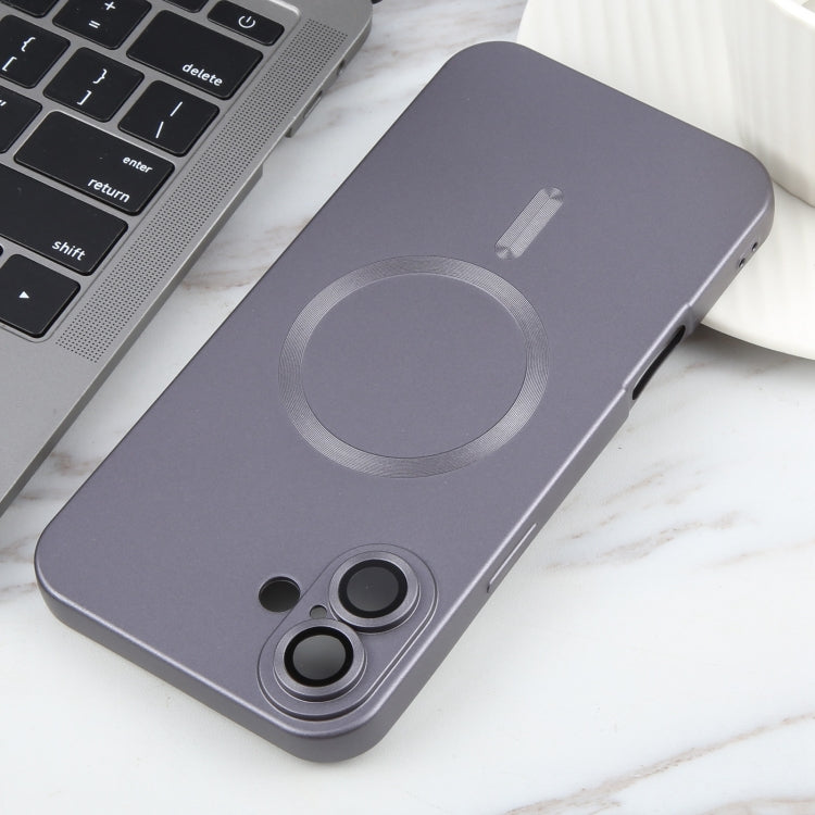 For iPhone 16 Plus Liquid TPU Silicone Solid Color MagSafe Phone Case