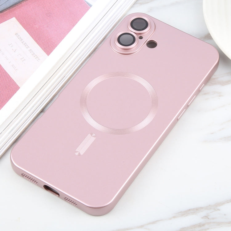 For iPhone 16 Plus Liquid TPU Silicone Solid Color MagSafe Phone Case
