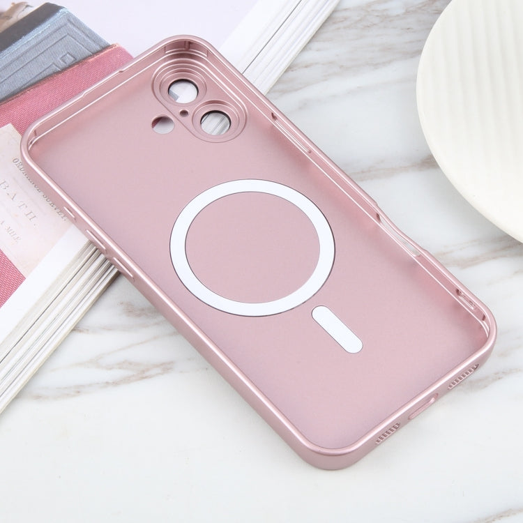 For iPhone 16 Plus Liquid TPU Silicone Solid Color MagSafe Phone Case