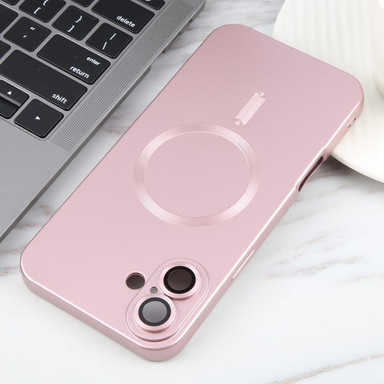 For iPhone 16 Plus Liquid TPU Silicone Solid Color MagSafe Phone Case