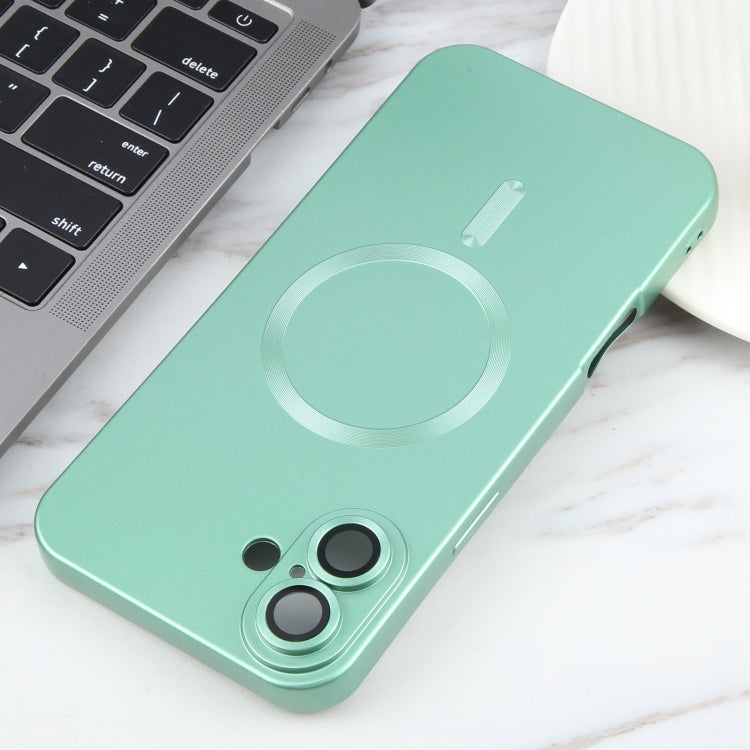 For iPhone 16 Plus Liquid TPU Silicone Solid Color MagSafe Phone Case