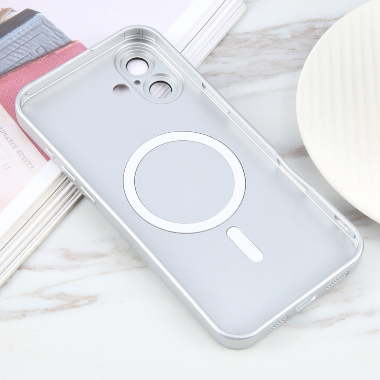 For iPhone 16 Plus Liquid TPU Silicone Solid Color MagSafe Phone Case